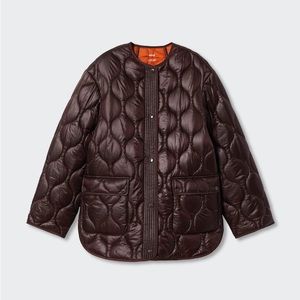 Mango Oversized Quilted Jacket